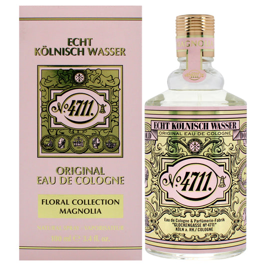 4711 Floral Collection Magnolia by Muelhens for Women - 3.4 oz EDC Spray