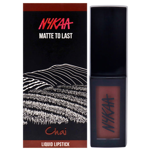 Matte to Last Liquid Lipstick - 18 Chai by Nykaa Cosmetics for Women - 0.16 oz Lipstick