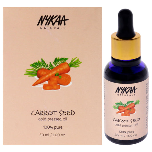 100 Percent Pure Cold Pressed - Carrot Seed by Nykaa Naturals for Women - 1 oz Oil