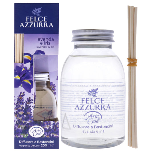 Lavander and Iris Fragrance Diffuser by Felce Azzurra for Unisex - 6.7 oz Diffuser