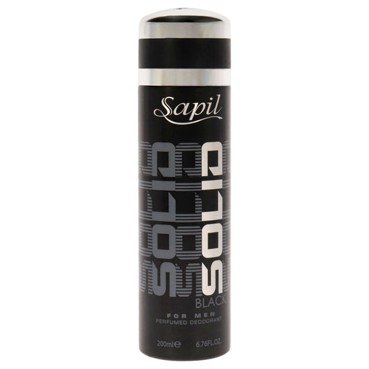 Solid Black Deodorant Spray