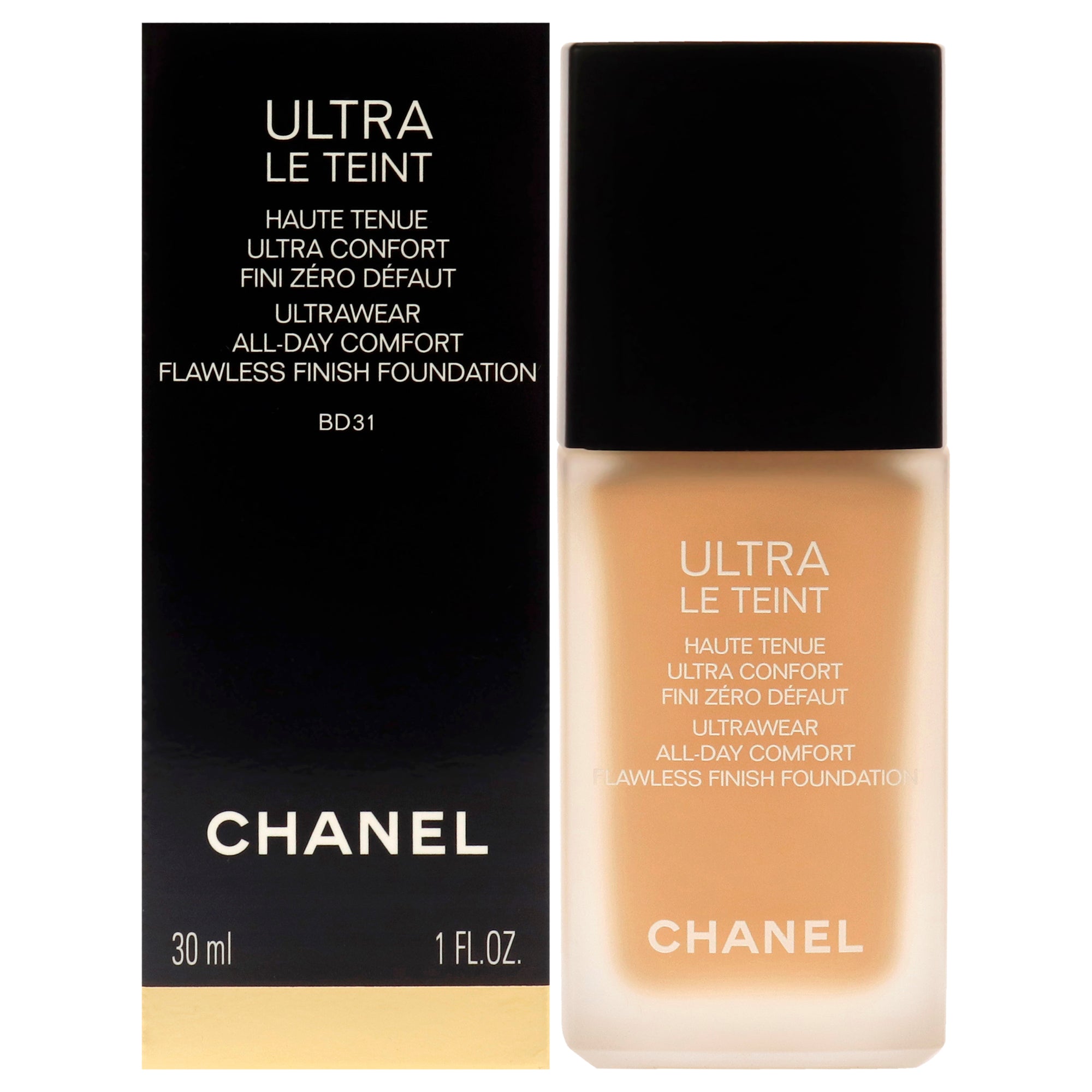 Ultra Le Teint Ultrawear Flawless Foundation - BD31 Medium Golden by Chanel for Women - 1 oz Foundation