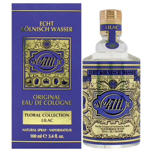 4711 Floral Collection Lilac by Muelhens for Unisex - 3.4 oz EDC Spray