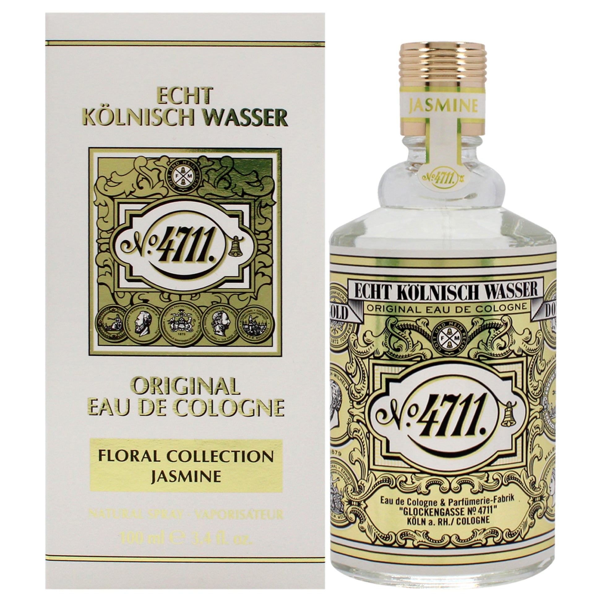 4711 Floral Collection Jasmine by Muelhens for Unisex - 3.4 oz EDC Spray