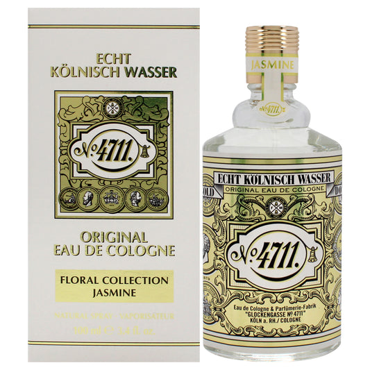4711 Floral Collection Jasmine by Muelhens for Unisex - 3.4 oz EDC Spray