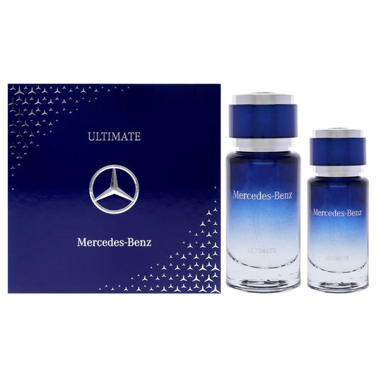 Mercedes-Benz Ultimate by Mercedes-Benz for Men - 2 Pc Gift Set 4oz EDP Spray, 0.84oz Travel Spray