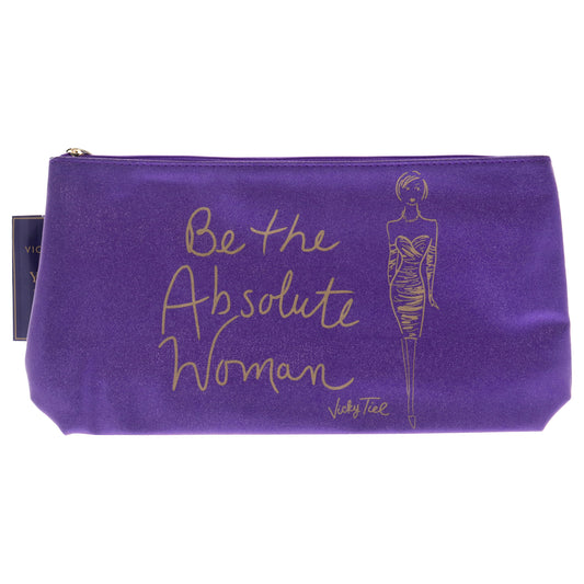 Be The Absolute - Purple by Vicky Tiel for Women - 1 Pc Cosmetic Bag