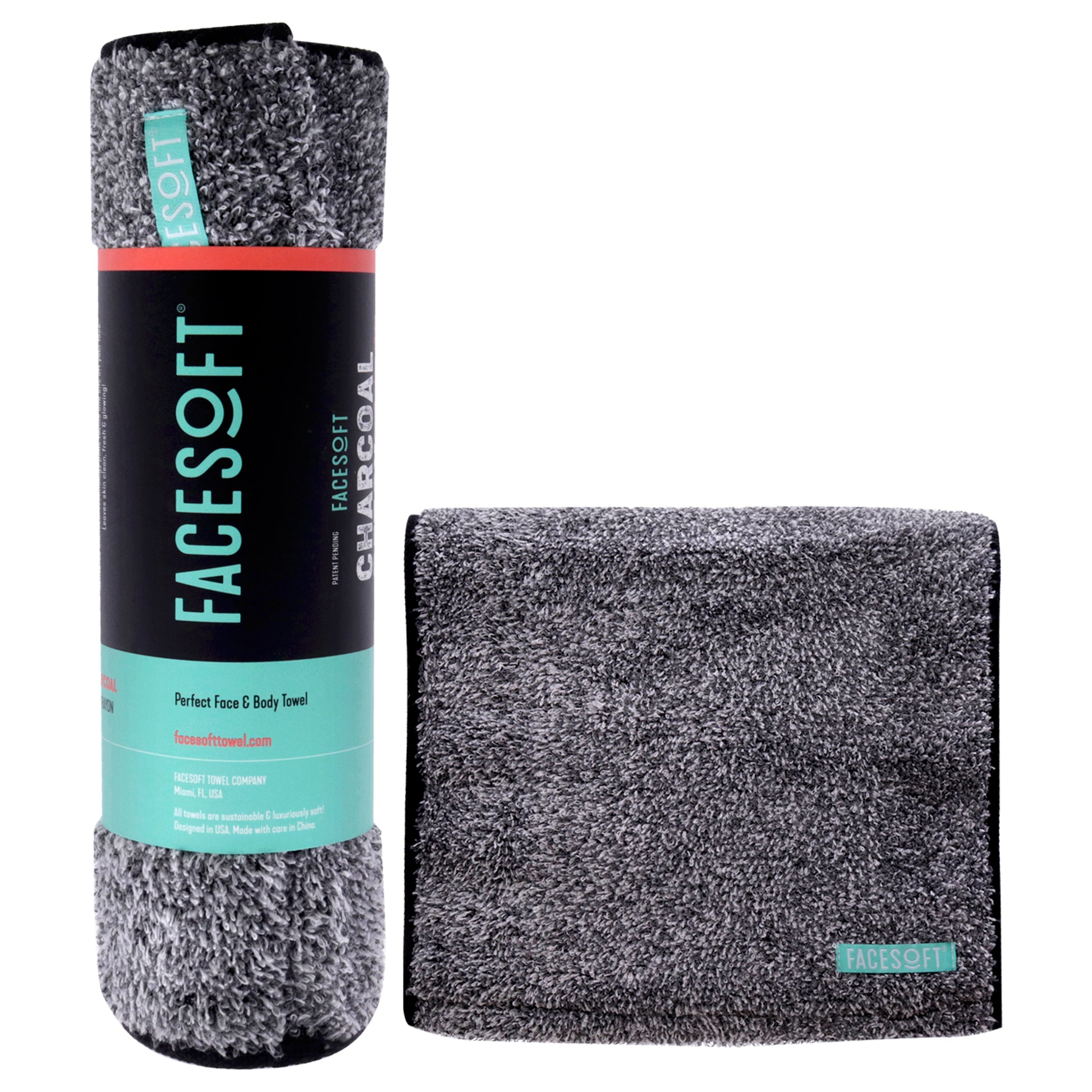 Facesoft Eco Sweat Active Towel - Aqua