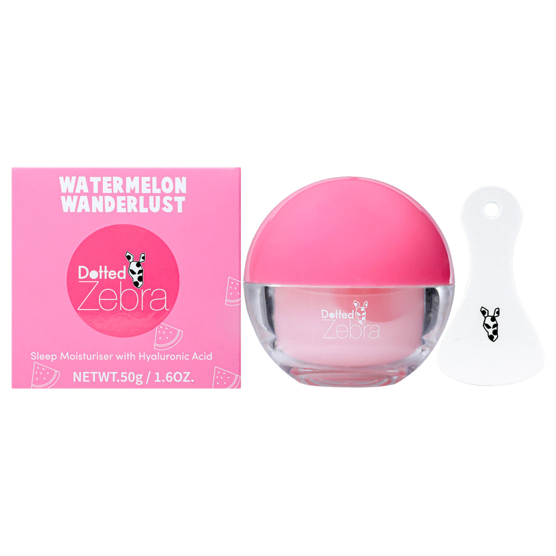 Watermelon Wanderlust Sleep Moisturiser by Dotted Zebra for Women - 1.6 oz Moisturizer