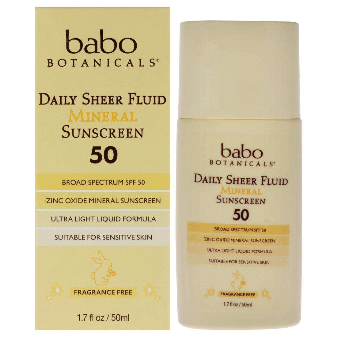 Daily Sheer Mineral Sunscreen Fluid SPF 50