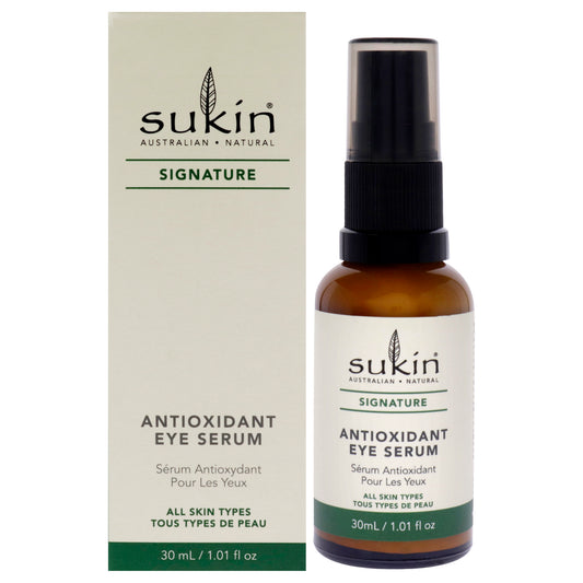 Signature Antioxidant Eye Serum by Sukin for Women - 1.01 oz Serum