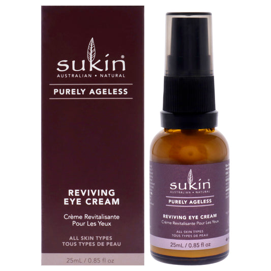 Purely Ageless Reviving Eye Cream by Sukin for Women - 0.85 oz Cream