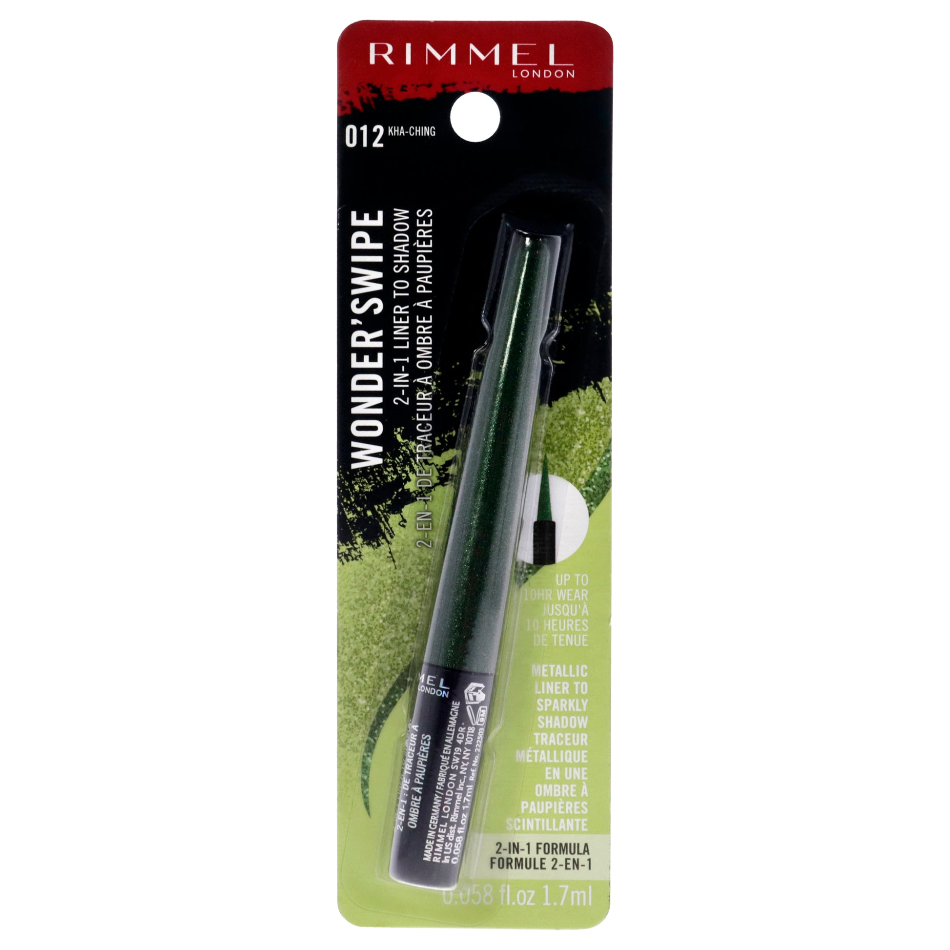 Wonder Swipe 2-in-1 Liner to Shadow - 012 Kha-Ching by Rimmel London for Women - 0.058 oz Eyeliner