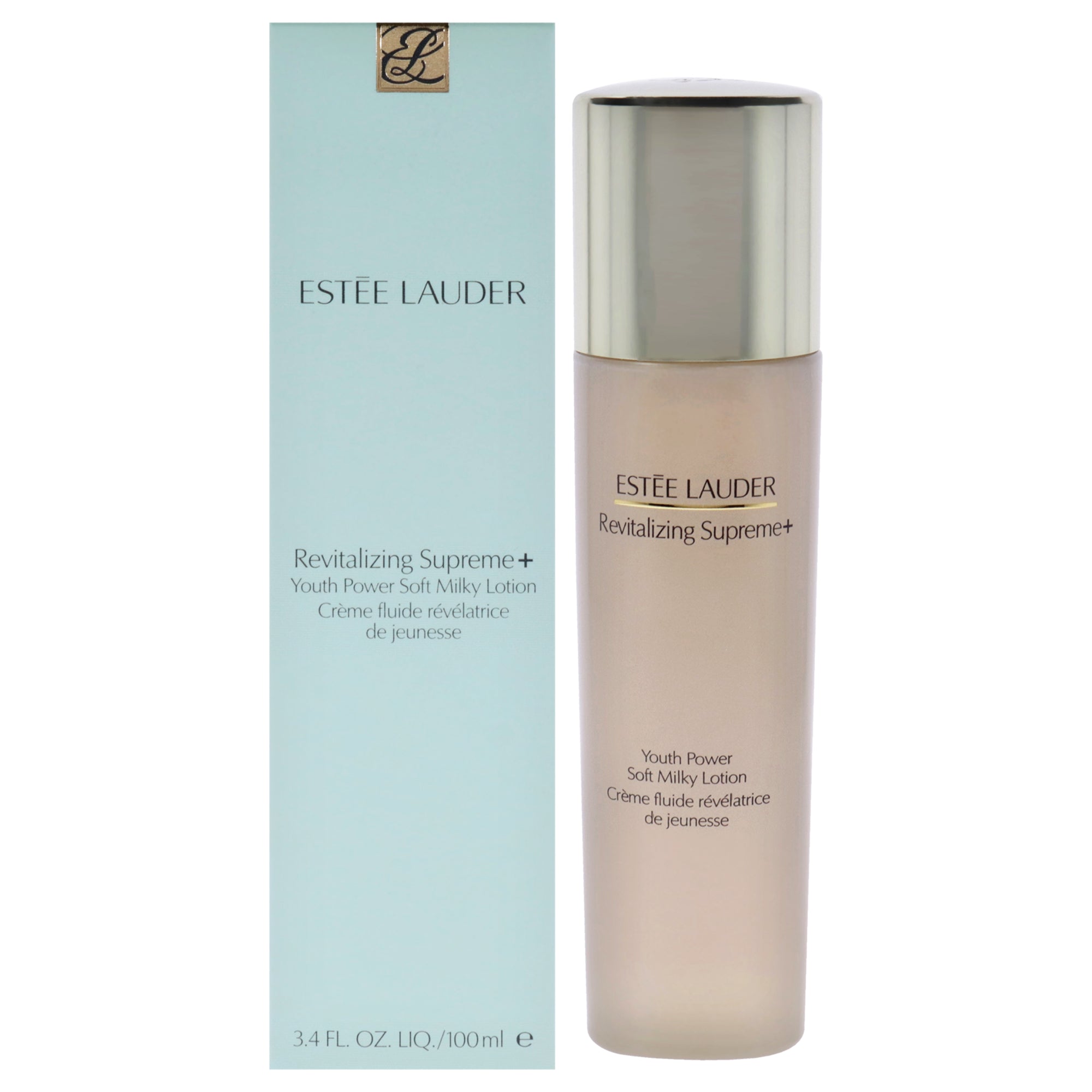 Revitalizing Supreme Plus Youth Power Soft Milky Lotion by Estee Lauder for Women - 3.4 oz Lotion