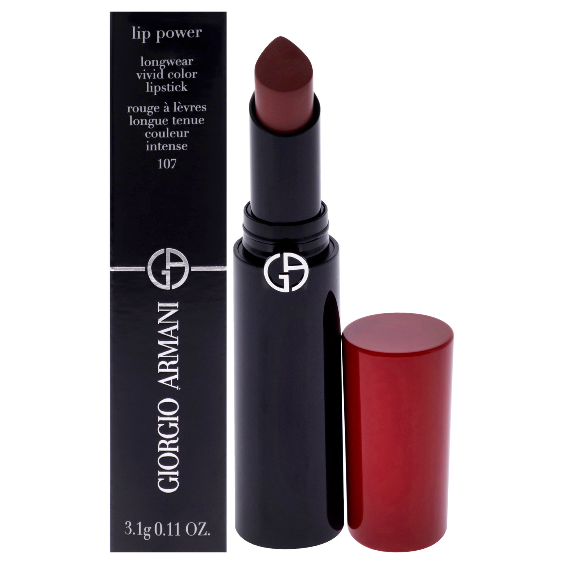 Giorgio Armani Lip Power Longwear Vivid Color Lipstick