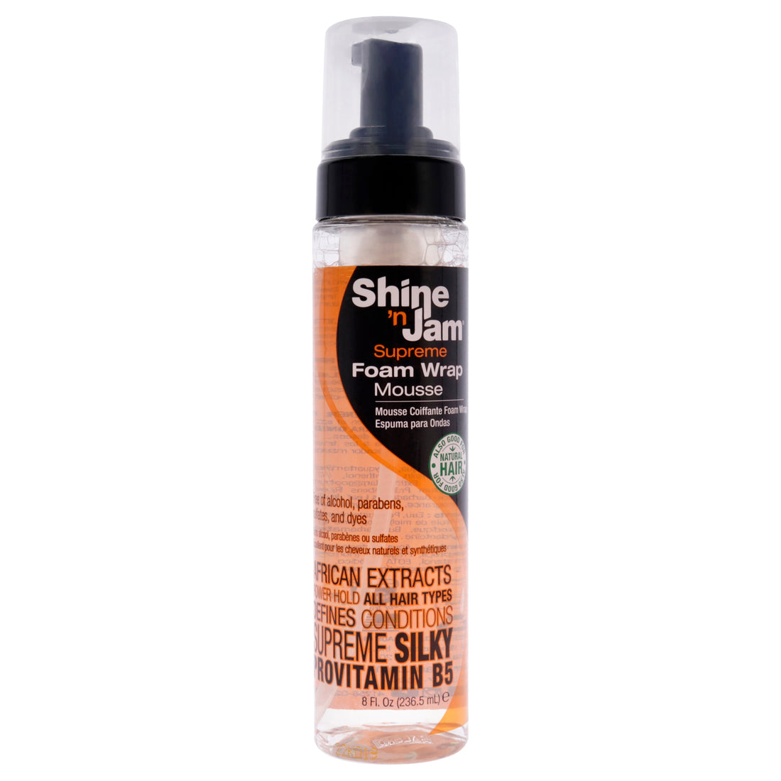 Shine-n-Jam Supreme Foam Wrap Mousse by Ampro for Women - 8 oz Mousse