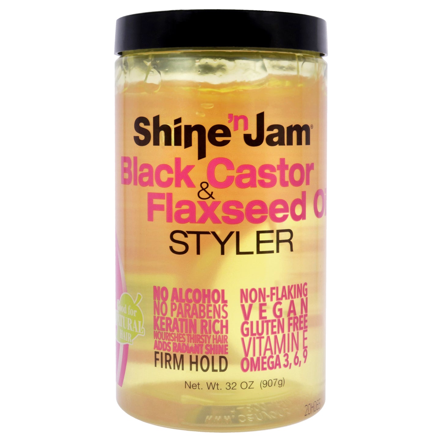 Shine-n-Jam Castor Oil and Flaxseed Gel Styler