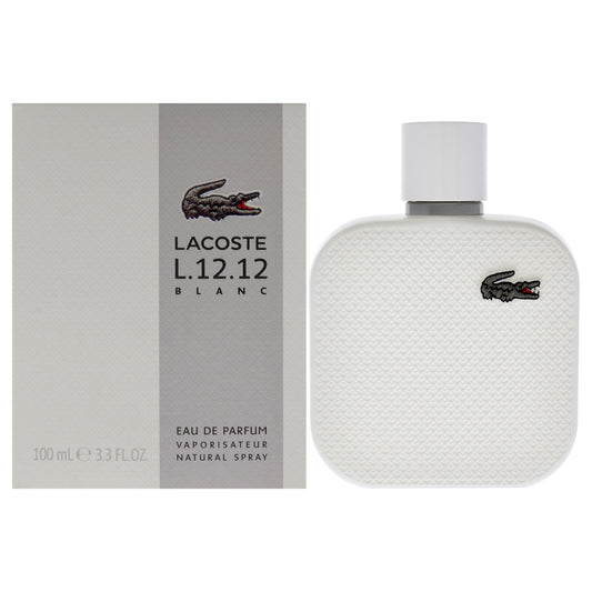 Lacoste Eau De L.12.12 Blanc by Lacoste for Men - 3.3 oz EDP Spray