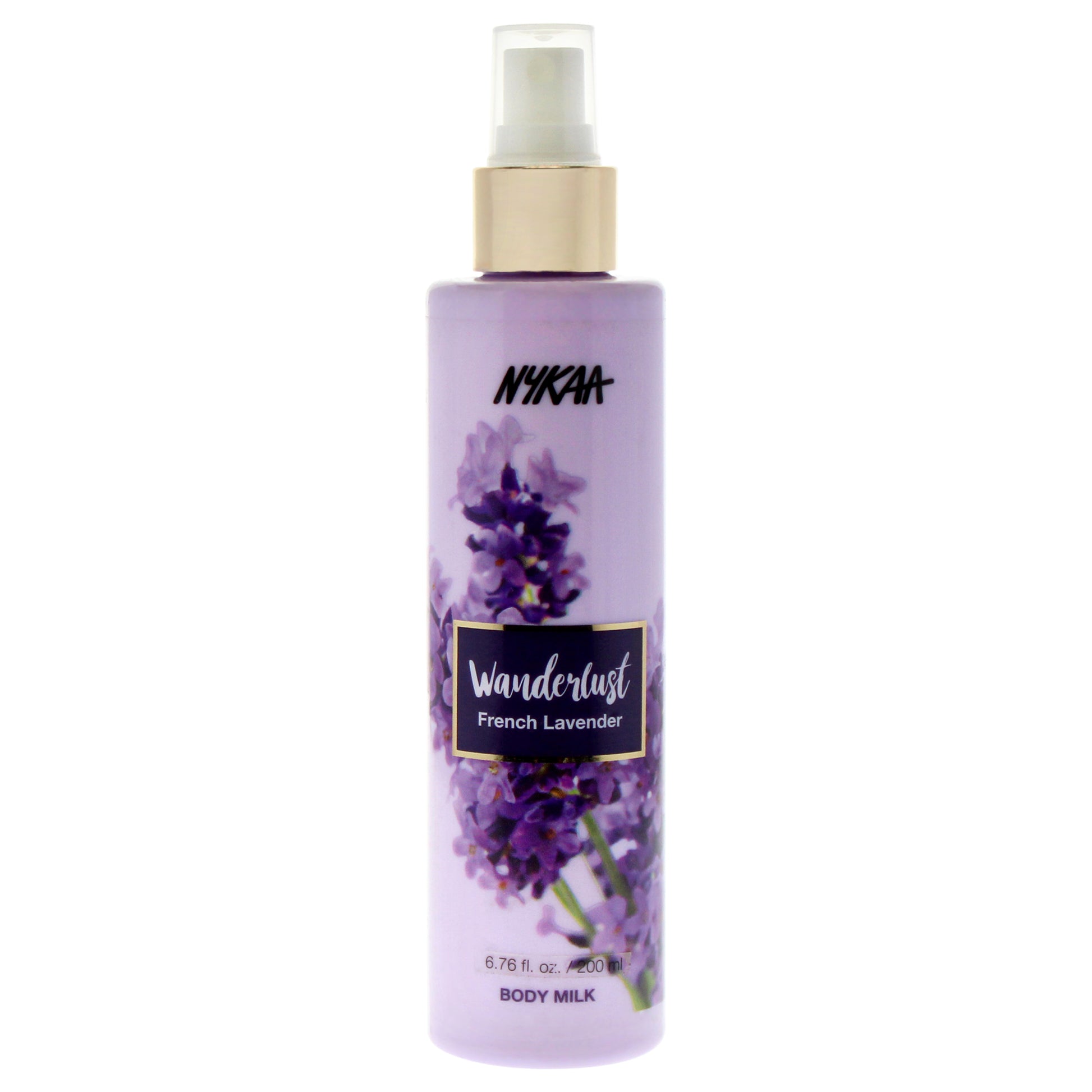 Wanderlust Body Milk - French Lavender by Nykaa Naturals for Women - 6.76 oz Body Milk