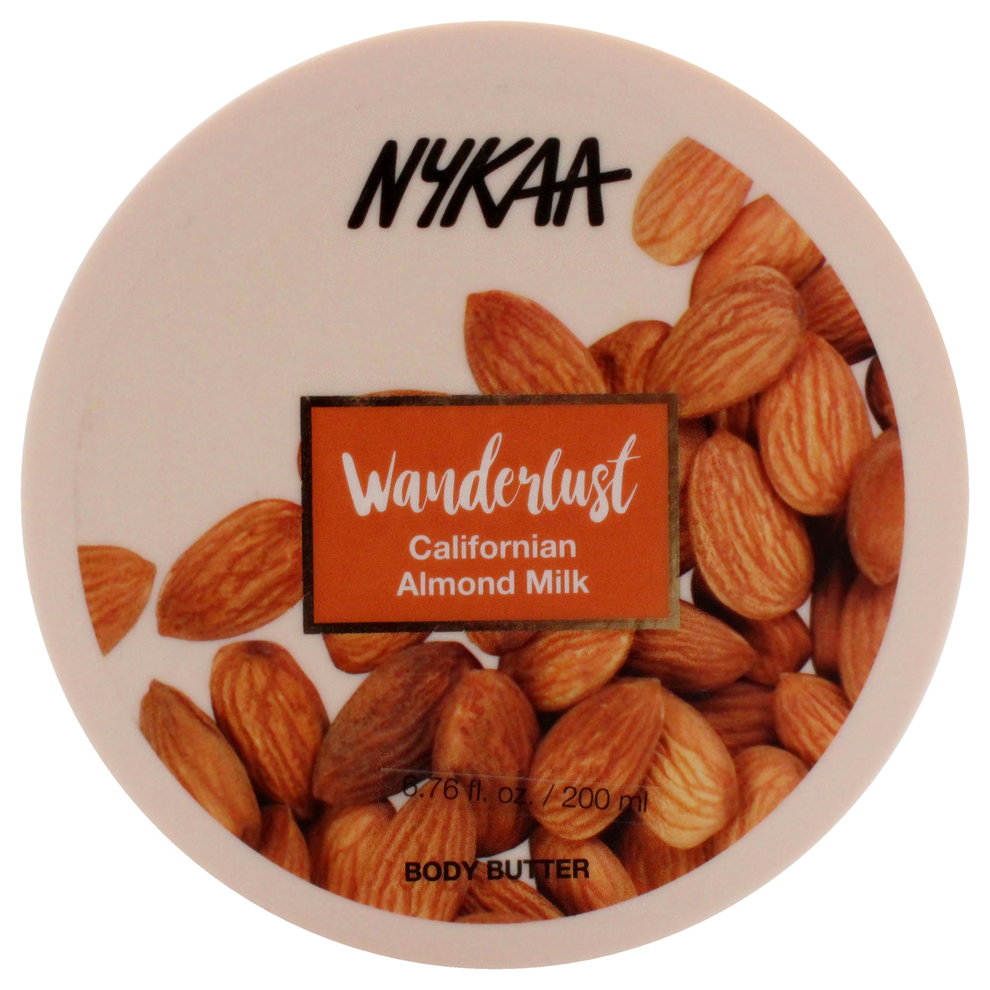 Wanderlust Body Butter - Californian Almond Milk by Nykaa Naturals for Women - 6.76 oz Body Cream