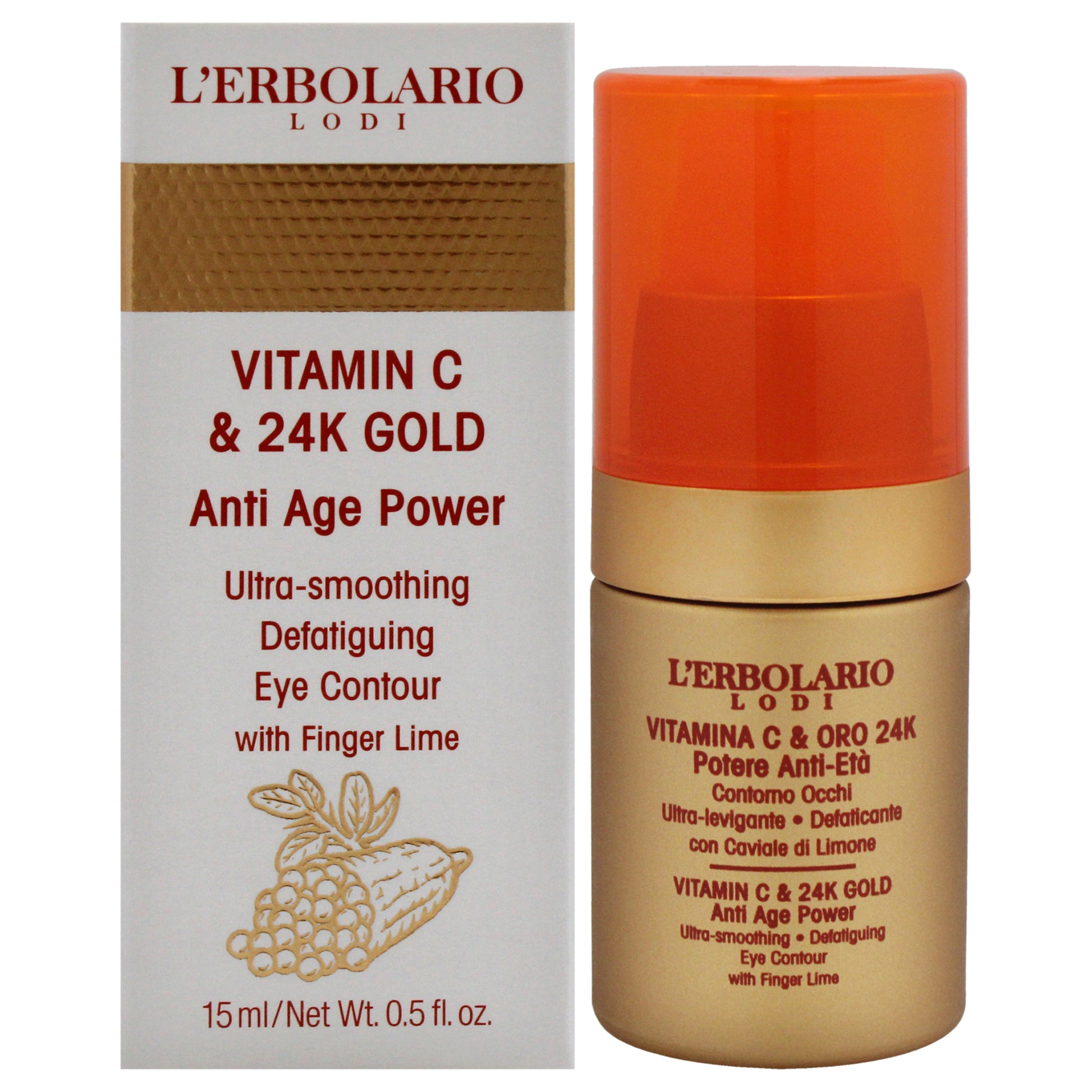 Vitamin C and 24K Gold Ultra Smoothing Defatiguing Eye Contour