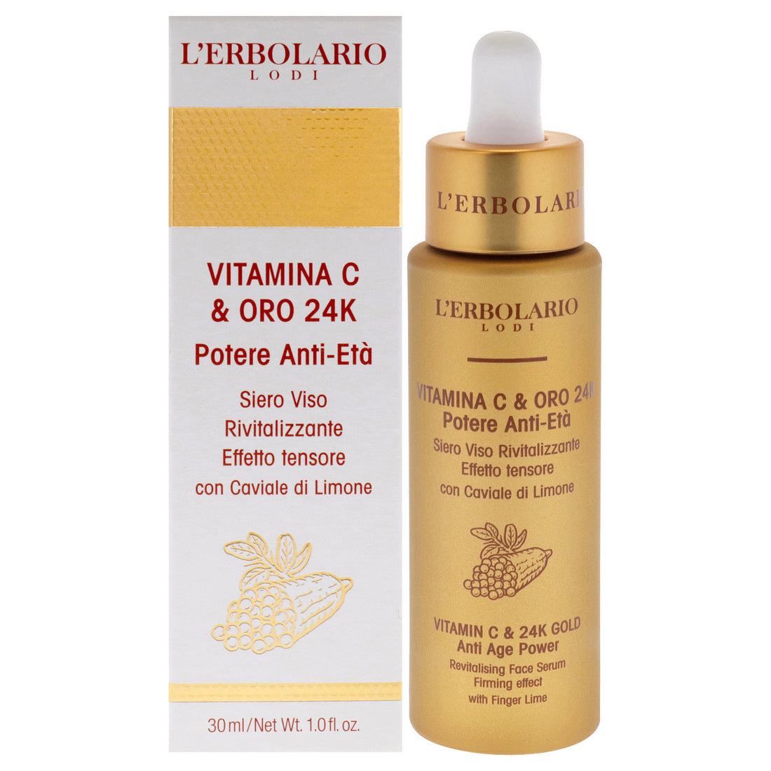 Vitamin C and 24K Gold Anti Age Power Revitalising Face Serum
