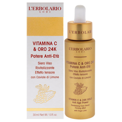 Vitamin C and 24K Gold Anti Age Power Revitalising Face Serum