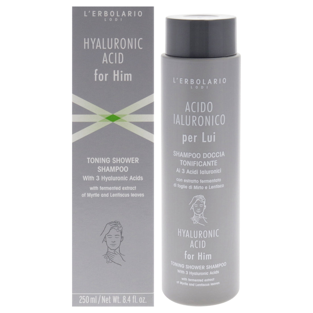 Hyaluronic Acid for Him Toning Shower Shampoo