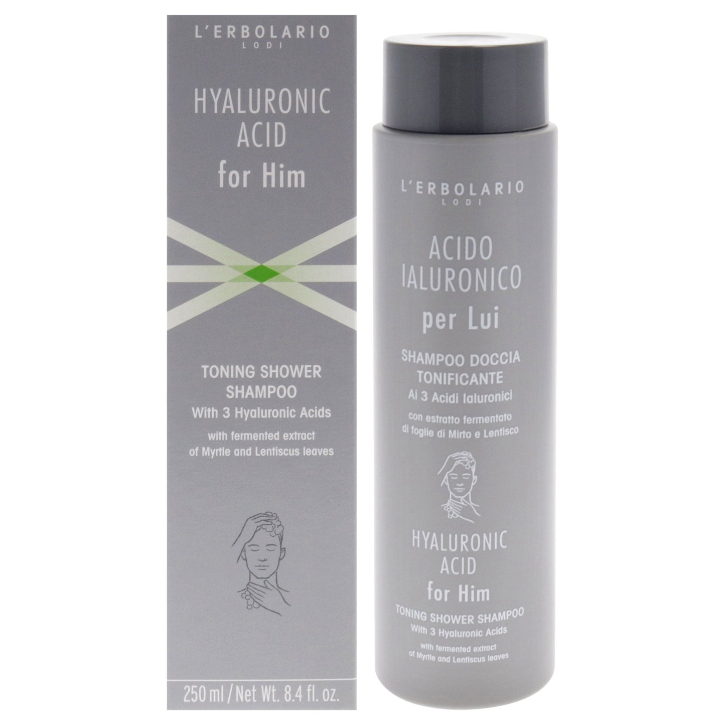 Hyaluronic Acid for Him Toning Shower Shampoo