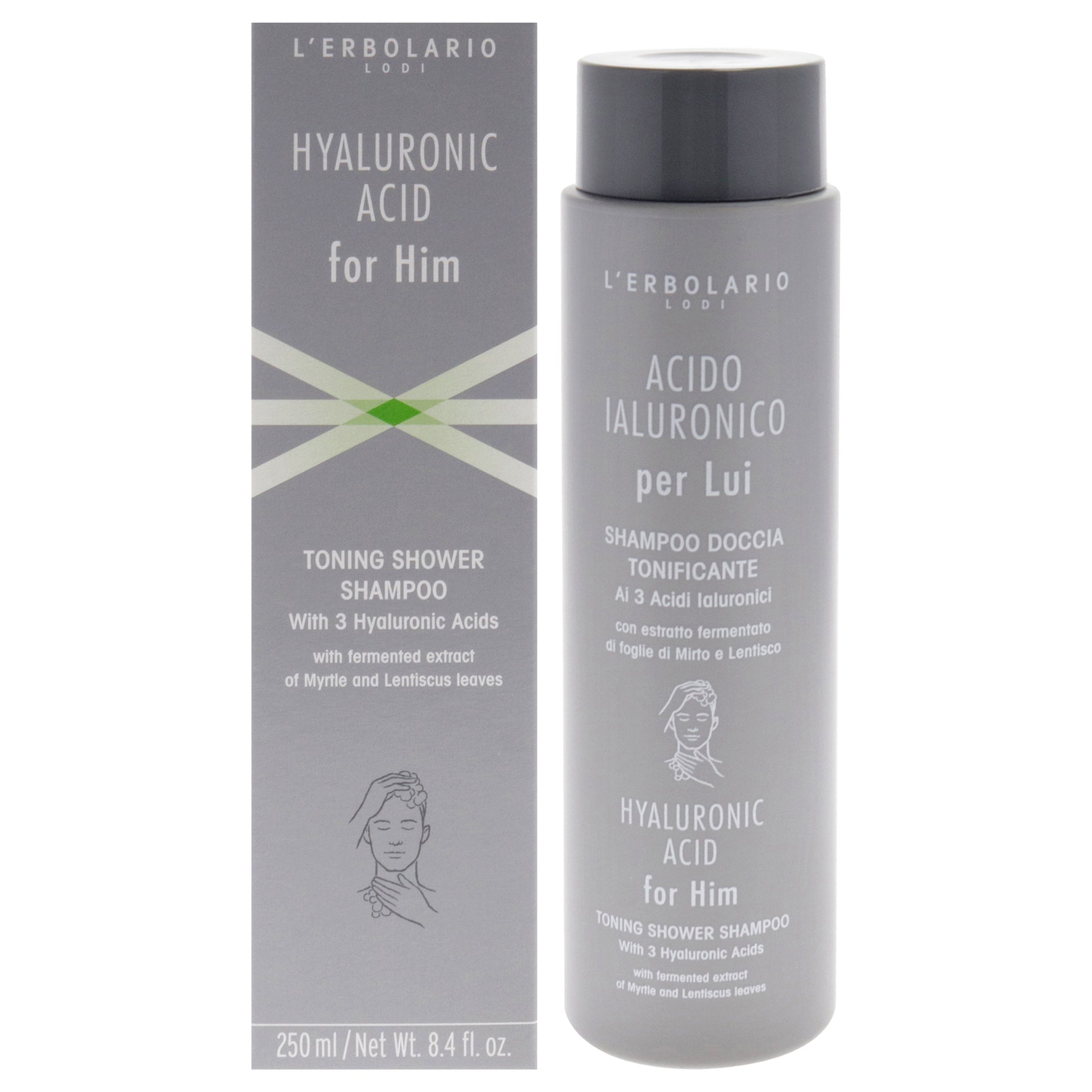 Hyaluronic Acid for Him Toning Shower Shampoo