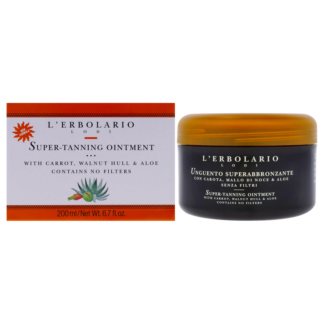 Super Tanning Ointment by LErbolario for Unisex - 6.7 oz Ointment