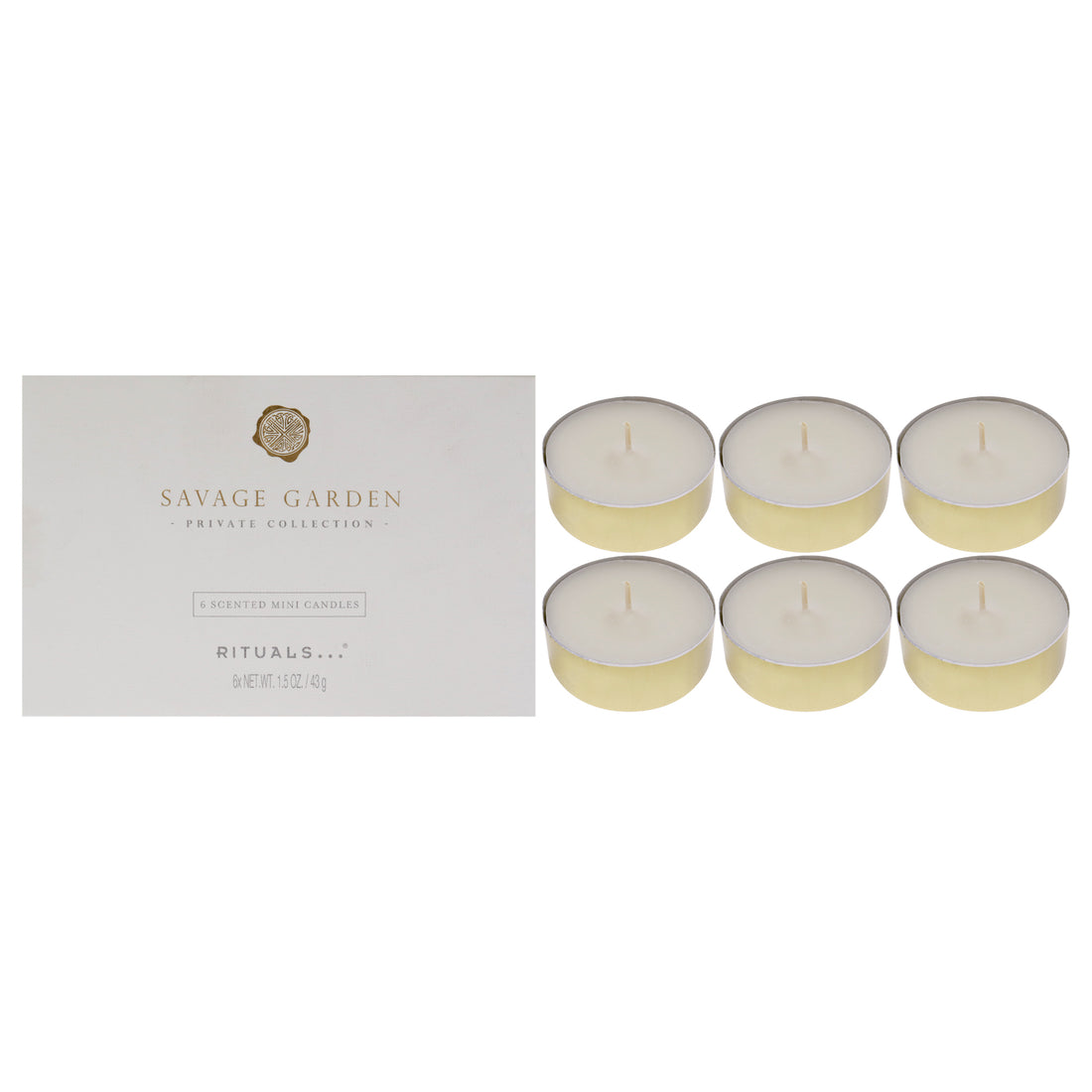 Savage Garden Scented Mini Candles by Rituals for Unisex - 6 x 1.5 oz Candle