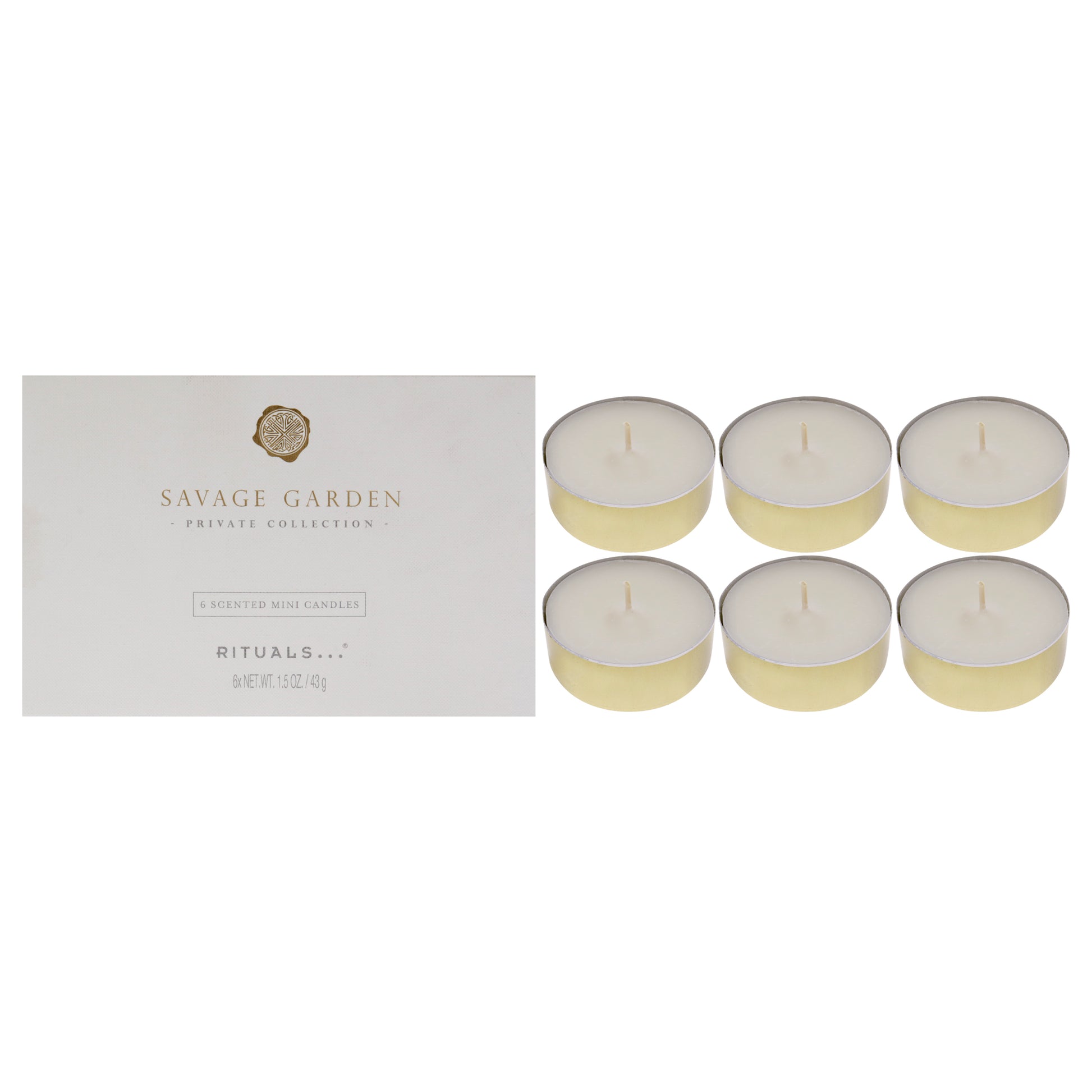 Savage Garden Scented Mini Candles by Rituals for Unisex - 6 x 1.5 oz Candle