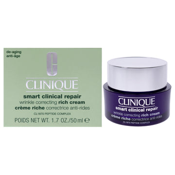 Smart Clinical Repair Wrinkle Correcting Rich Cream by Clinique for Women - 1.7 oz Cream