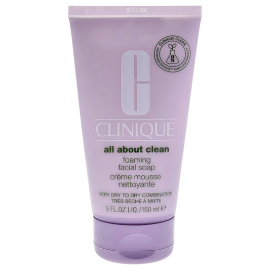All About Clean Foaming Facial Soap by Clinique for Women - 5 oz Soap