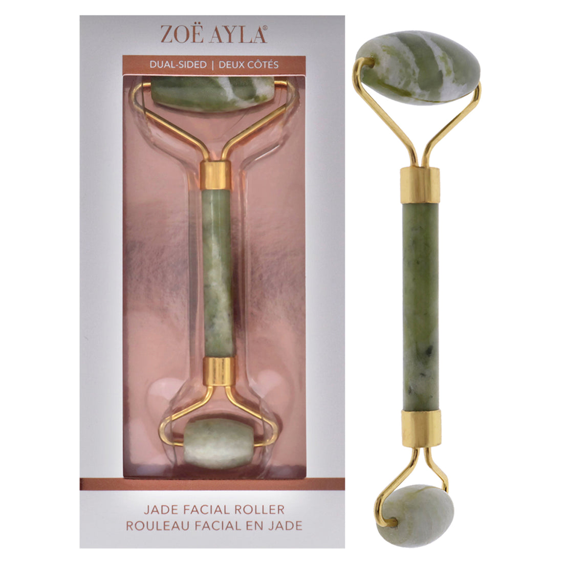 Luxurious Facial Jade Crystal Roller