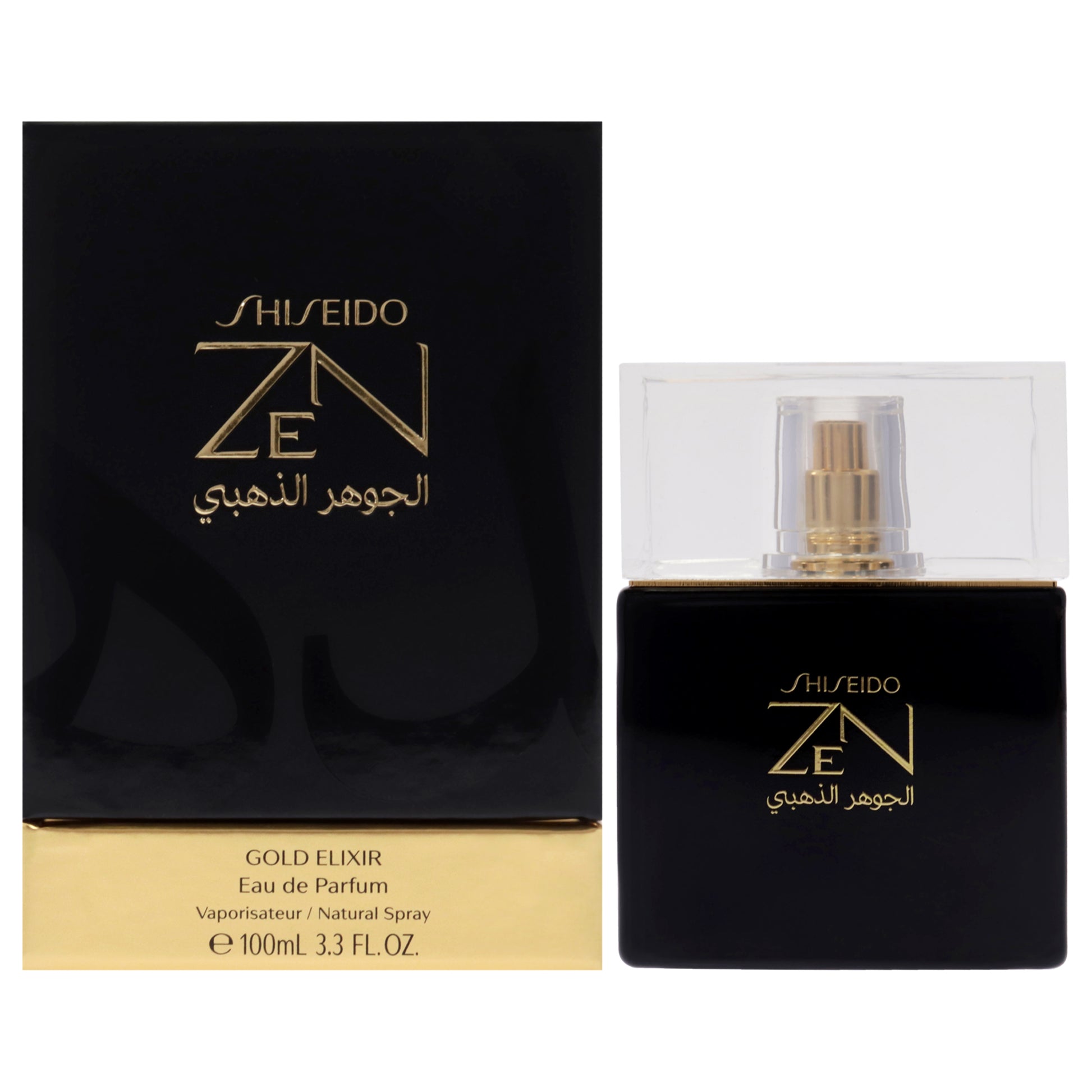 Zen Gold Elixir by Shiseido for Women - 3.3 oz EDP Spray