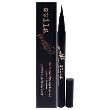 Stay All Day Matte Liquid Eye Liner - Intense Black by Stila for Women - 0.016 oz Eyeliner