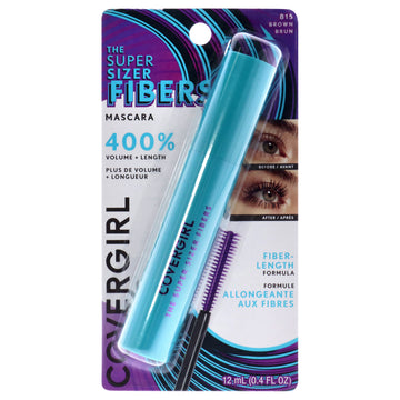 The Super Sizer Fibers Mascara - 815 Brown Brun by CoverGirl for Women - 0.4 oz Mascara