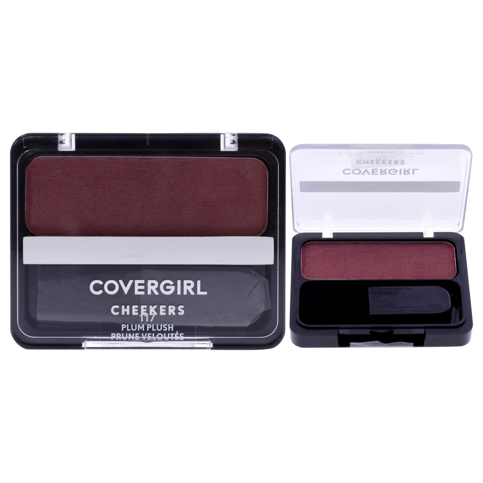 Cheekers Blush - 117 Plum Plush by CoverGirl for Women - 0.12 oz Blush