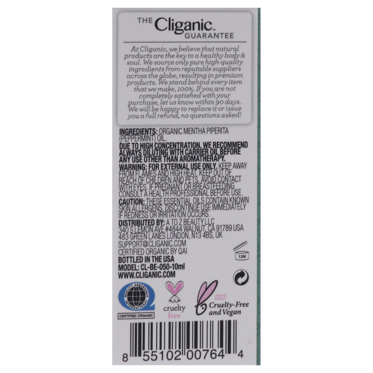 Organic Peppermint Oil