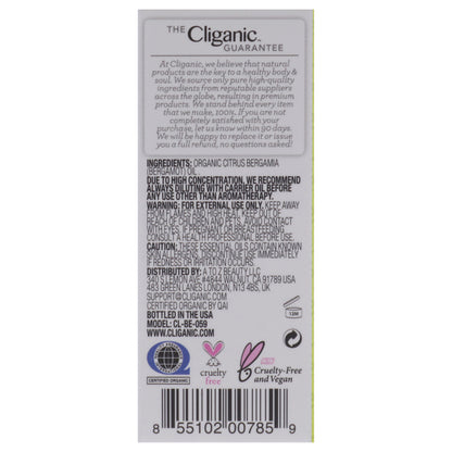 Organic Bergamot Oil