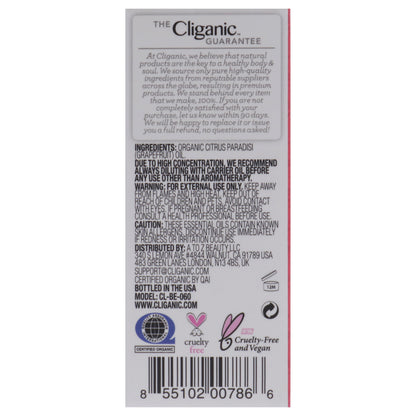 Organic Pink Grapefruit Oil