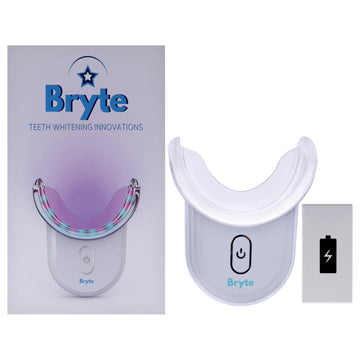 Wireless LED Teeth Whitening Kit by Bryte - 3 Teeth Whitening Gel Pens, Bryte Smart Technology Wireless LED Mouthpiece, Charging Port