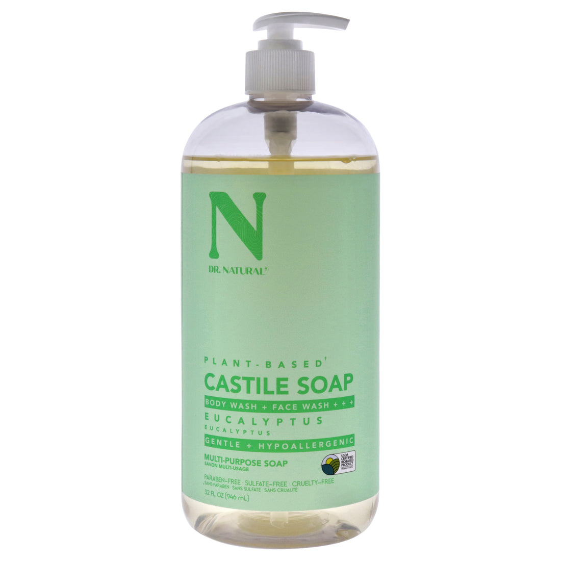 Dr. Natural Castile Liquid Soap - Eucalyptus