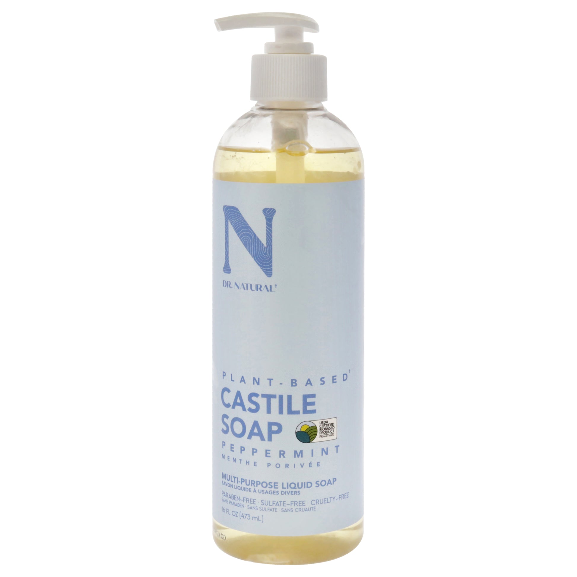 Dr. Natural Castile Liquid Soap - Peppermint