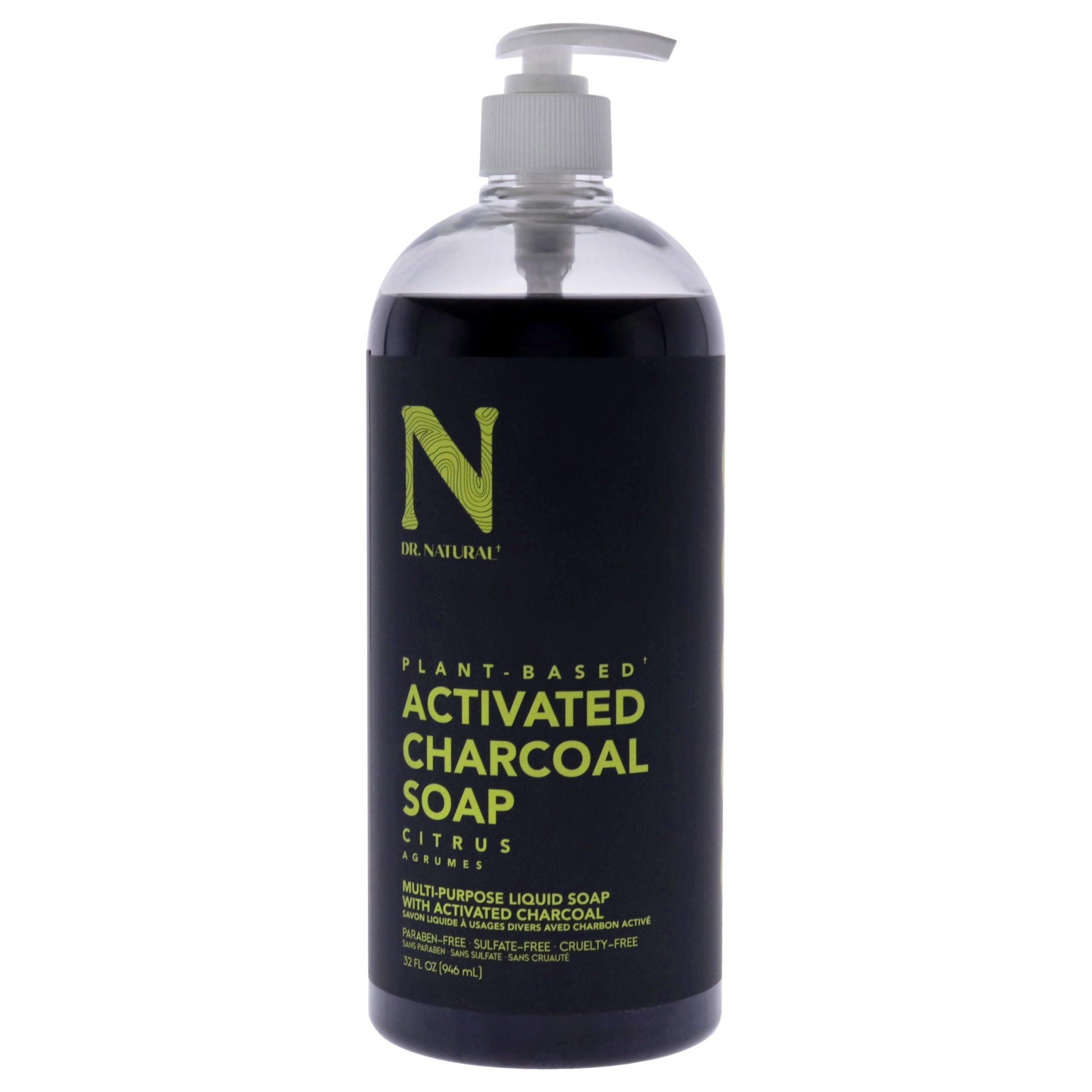 Dr. Natural Activated Charcoal Liquid Soap