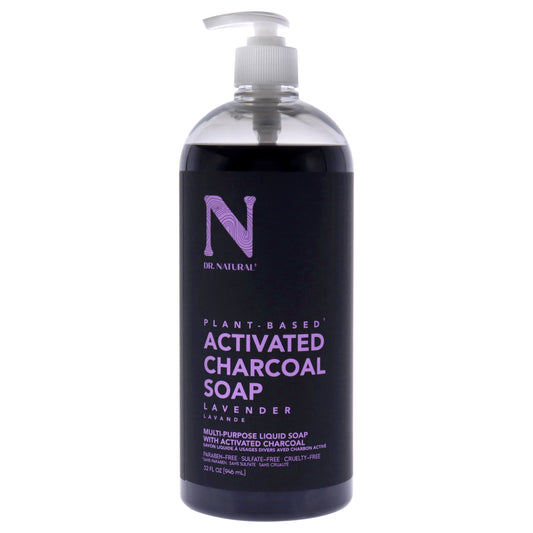 Charcoal Liquid Soap - Lavender by Dr. Natural for Unisex - 32 oz Soap