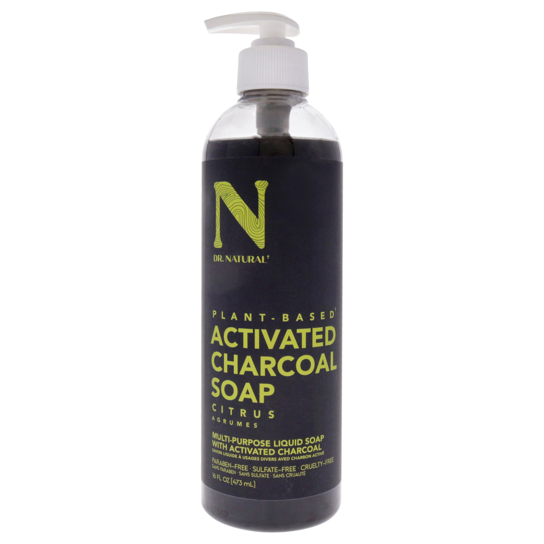 Dr. Natural Activated Charcoal Liquid Soap