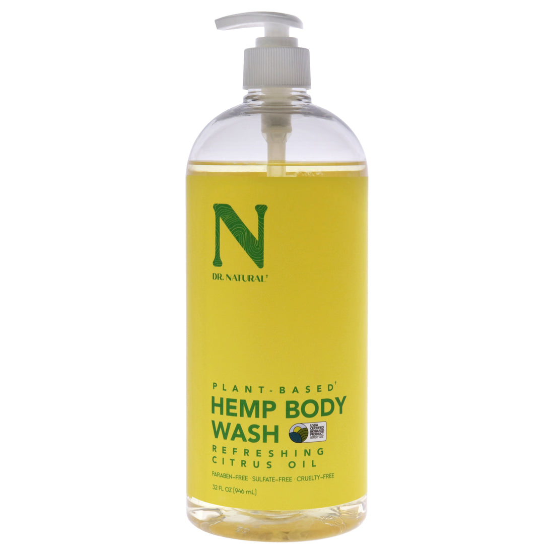 Refreshing Oil Body Wash - Hemp with Citrus